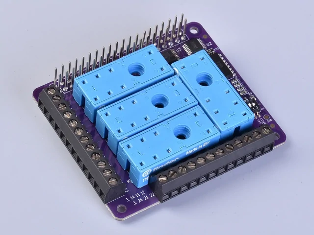 AQEX qReCon Flex - 4 relays RPi HAT for Industry