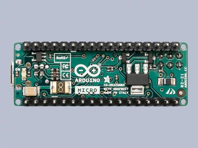 Arduino Micro - A000053 panel hátoldala