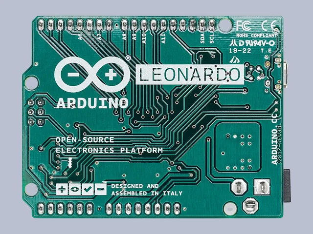 Arduino Leonardo (+headers) - A000057 panel hátoldala