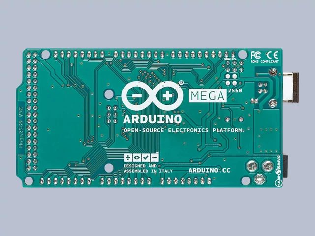 Arduino Mega2560 Rev3 panel hátoldala