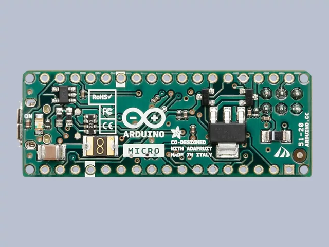 Arduino Micro without Headers - A000093 panel hátoldala