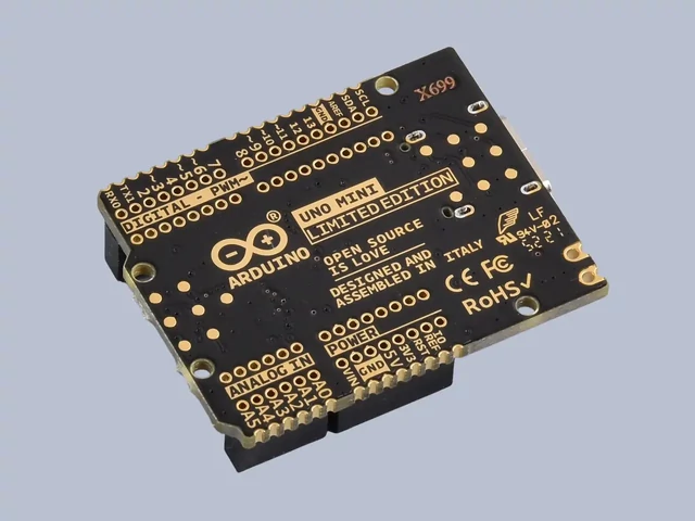 Arduino Uno Mini - ABX0062 panel hátoldala