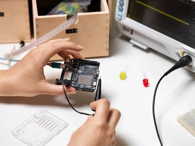 Arduino UNO R4 Wifi használat közben