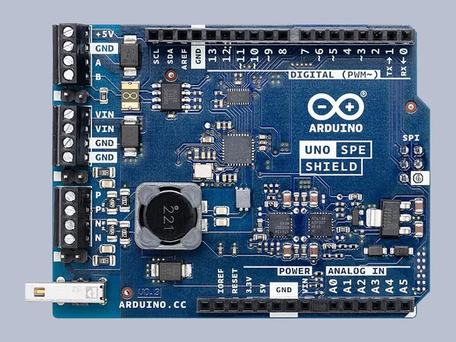 Arduino UNO SPE Shield - ASX00073 felülnézet
