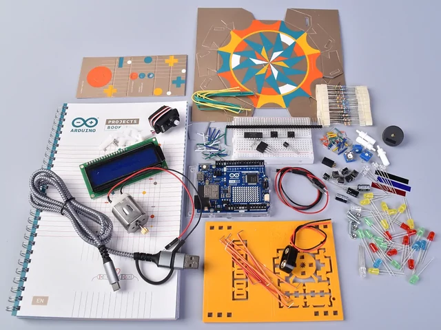 Arduino Starter kit R4 elemei