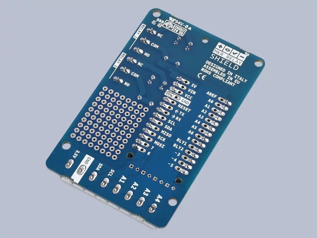 Arduino MKR Relay Proto Shield - TSX00003 hátoldala