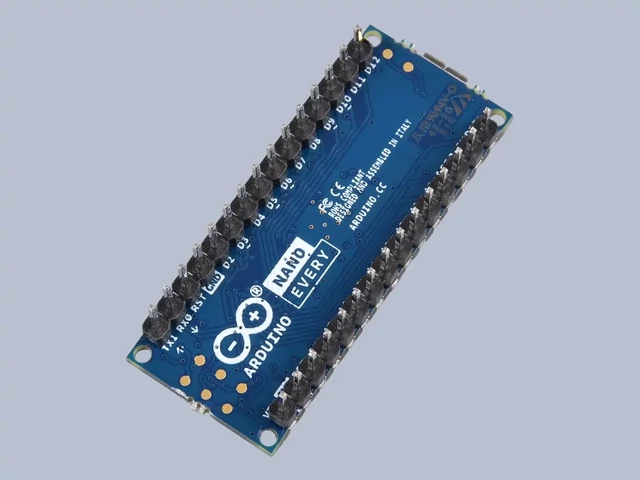 Arduino Nano Every with headers - ABX00033 panel hátoldala