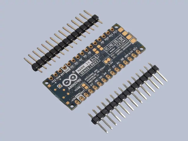 Arduino Nano 33 BLE Sense - ABX00031 panel tüskesor csatlakozókkal