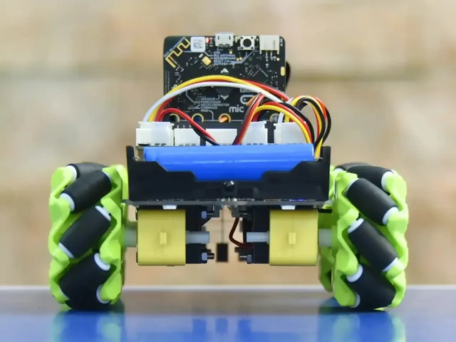 KS4035 4WD Mecanum Robotkocsi BBC micro:bit vezérlővel