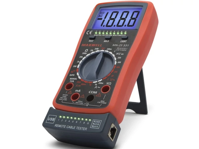 Kéziműszer MX25331 Digit műszer Kábelteszter (600V 10A)