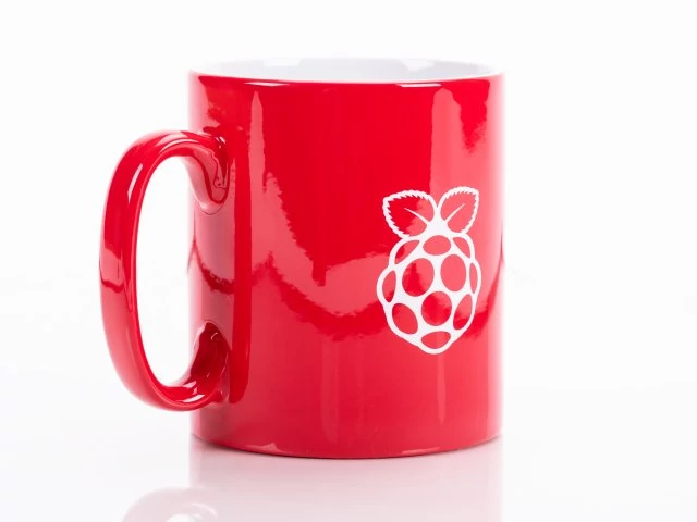 Raspberry Pi bögre - Piros