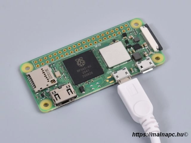 OTG adapter kábel USB-B Micro dugó része