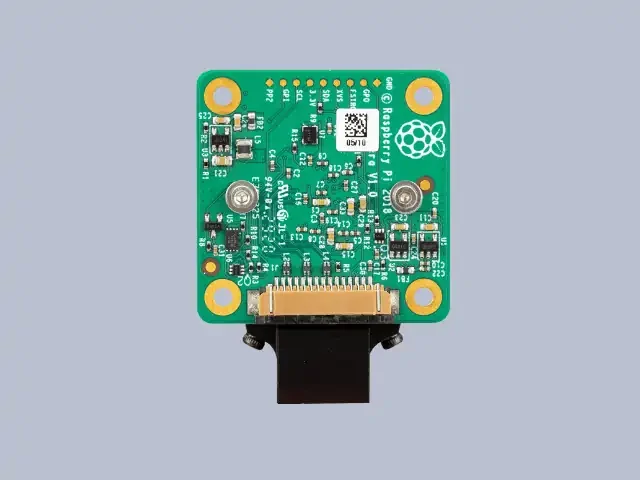 Raspberry Pi M12 HQ kamera hátoldala