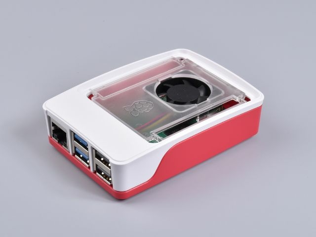 Official Raspberry Pi 5 case RED/WHT