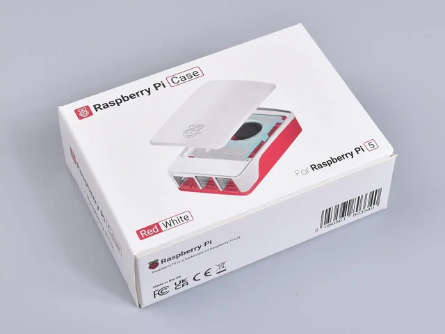 Raspberry Pi 5 case RED/WHT