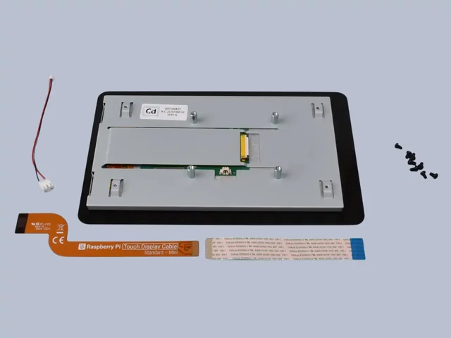 Raspberry Pi Touch Display 2 csomag tartalma
