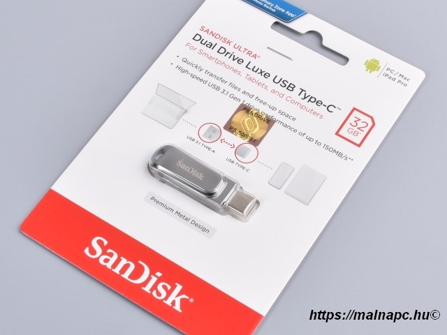 Sandisk Dual Drive Luxe USB Type-C 32GB