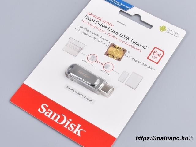 Sandisk Dual Drive Luxe USB Type-C 64GB