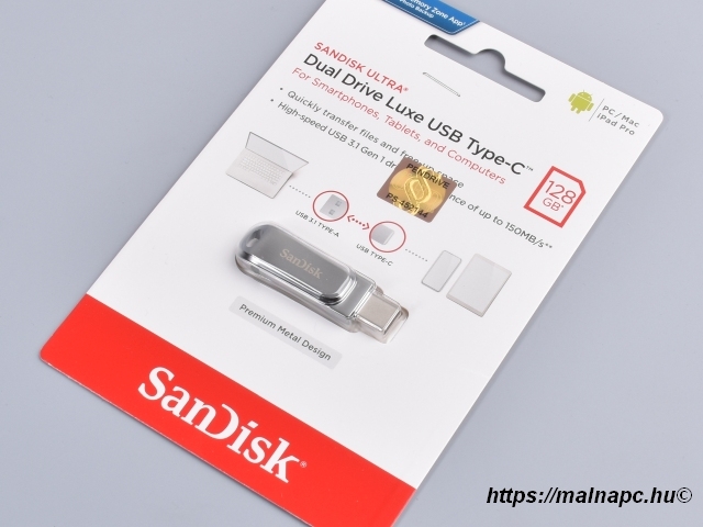Sandisk Dual Drive Luxe USB Type-C 128GB