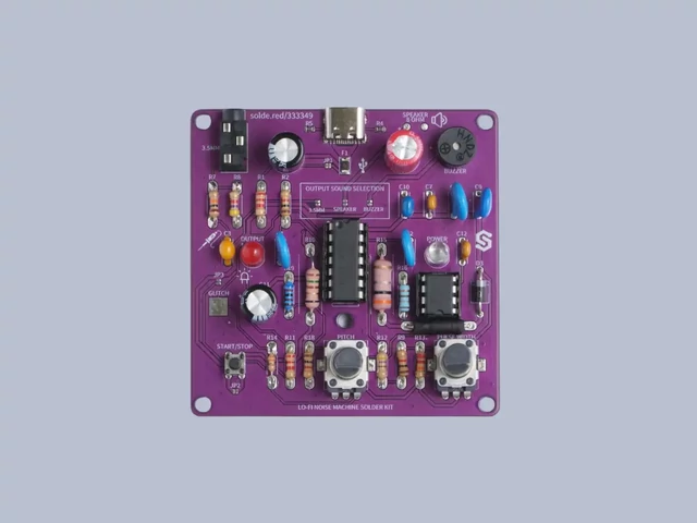 S333349 Lo-Fi Noise Machine Solder Kit