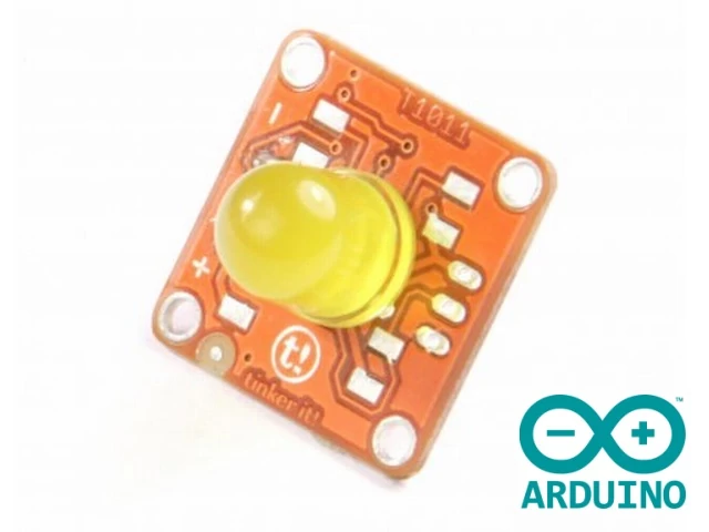 TinkerKit Yellow LED 10mm - T010117