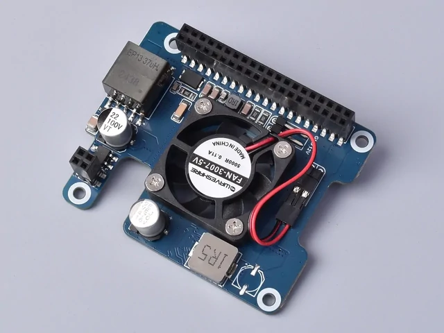 W26399 PoE HAT (F) with Fan for Raspberry Pi 5
