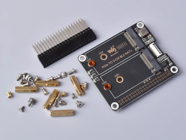W27480 PCIe TO 2-CH M.2 HAT+