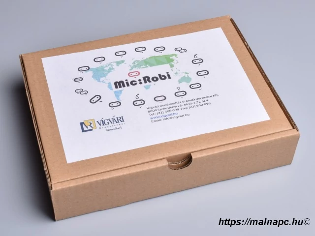 Mic:Robi - BBC micro:bit vezérelt magyar oktató robot