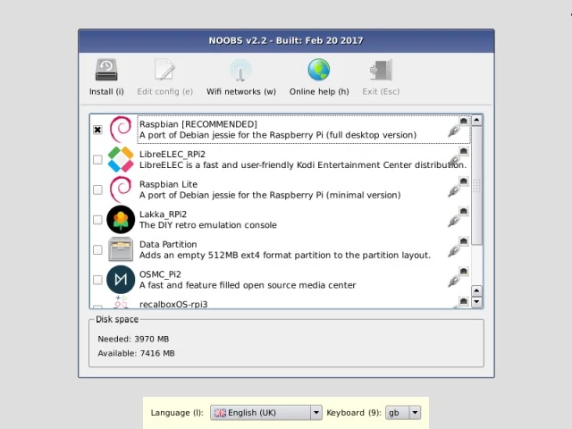 NOOBS 32GB SD Class10 - Raspberry Pi