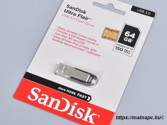 Sandisk Ultra Flair USB 3.0 64GB pendrive