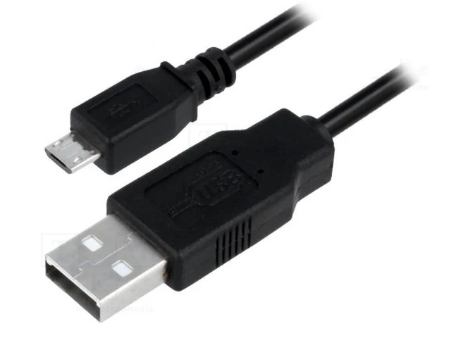 Kábel USB 0,6m-es USB A - Micro USB B